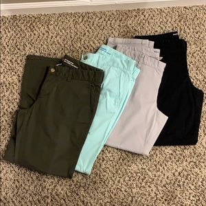 4 pairs of Khakis by GAP